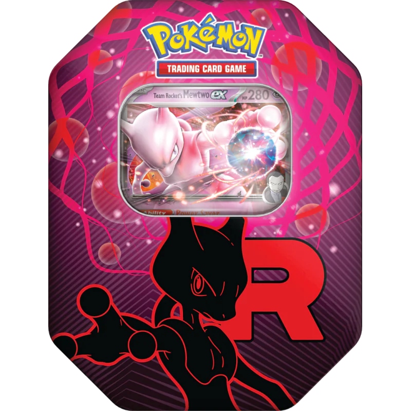 Pokemon Tcg: Team Rocket Tin Team Rocket's Mewtwo ex