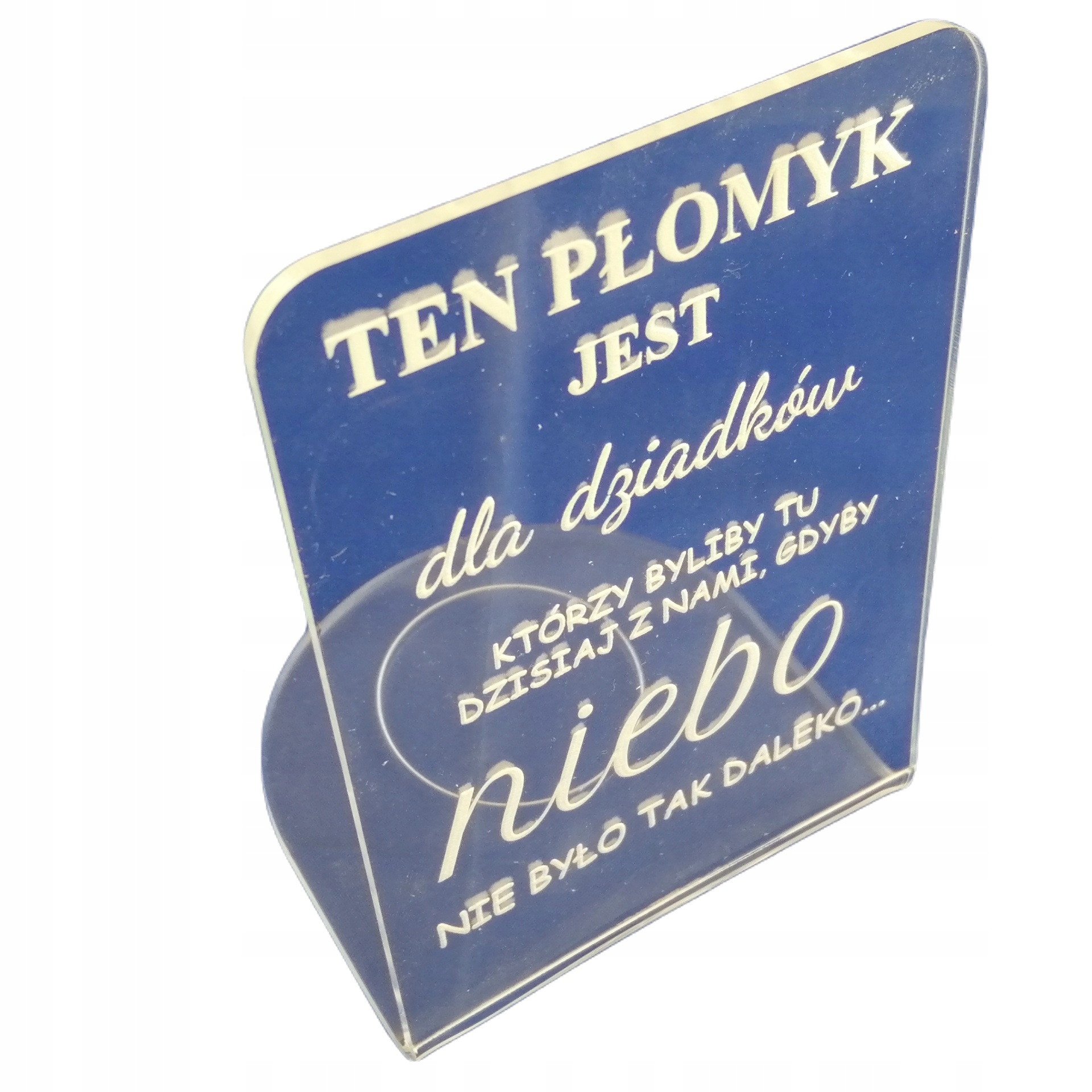 Podstawka pod znicz z grawerem (POD1003) • Cena, Opinie • Znicze