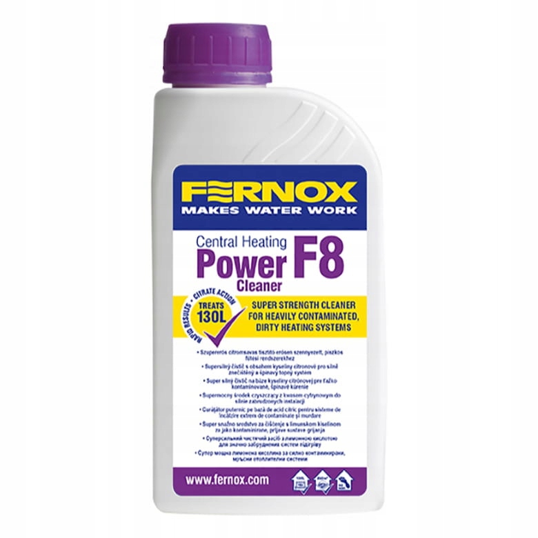 Silny Środek Czyszczący do C.o. Power Cleaner F8 500 ml Fernox 62488