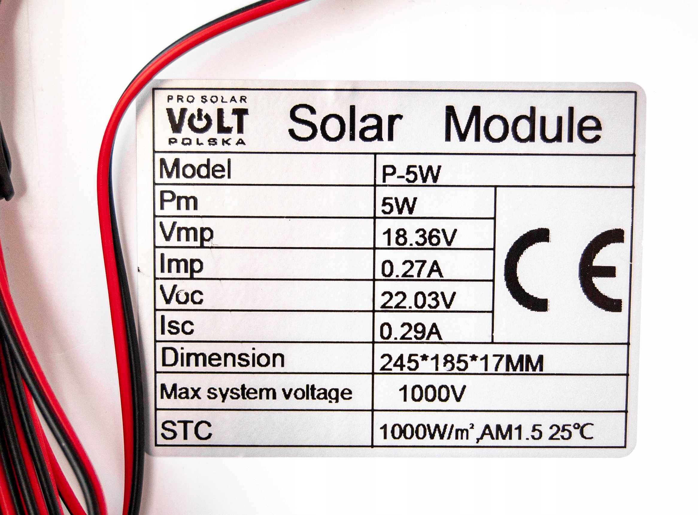 PANEL SOLARNY BATERIA SŁONECZNA 5W 12V REGULATOR Rodzaj panel solarny