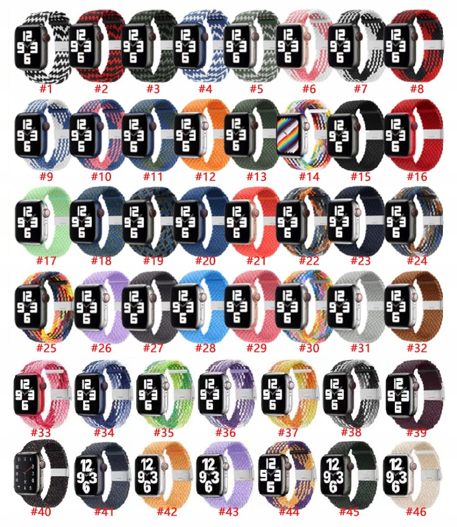 NYLONOWY PASEK BRANSOLETA APPLE WATCH1 2 3 4 5 6 7 Pochodzenie zamiennik