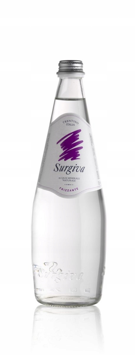 Levně Přírodní minerální voda Frizzante 9 l (12 ks x 750 ml) Surgiva