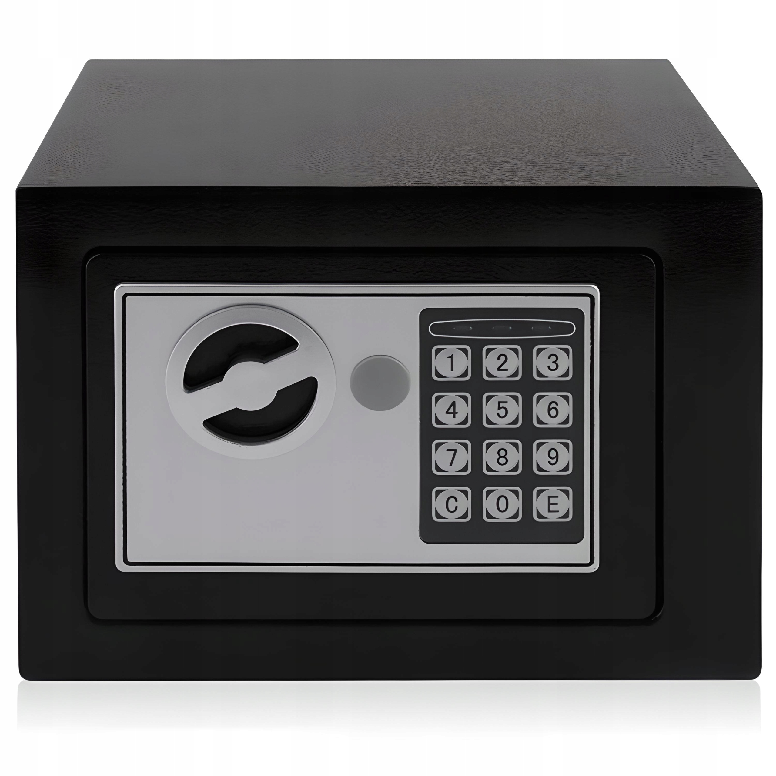 SEJF KASETKA NA ZAMEK ELEKTRONICZNY CYFROWY SZYFR Kolor czarny