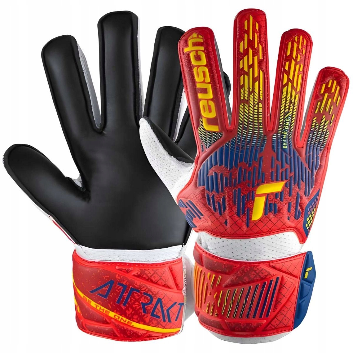 Rękawice bramkarskie Reusch Attrakt Solid Junior #5,5