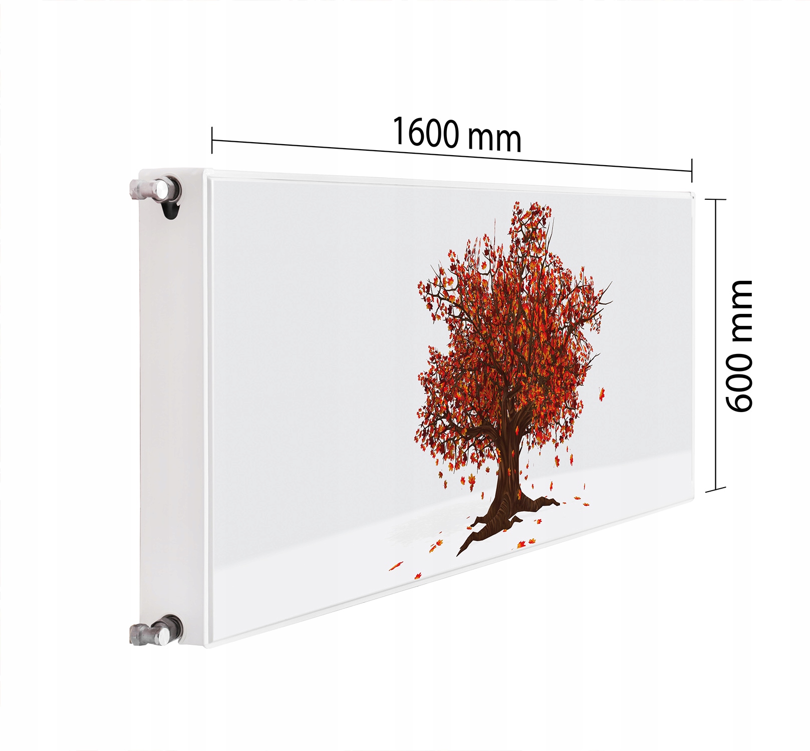 Magnetická Krytka Na Radiátor 160x60 Dřevo Podložka Magnet