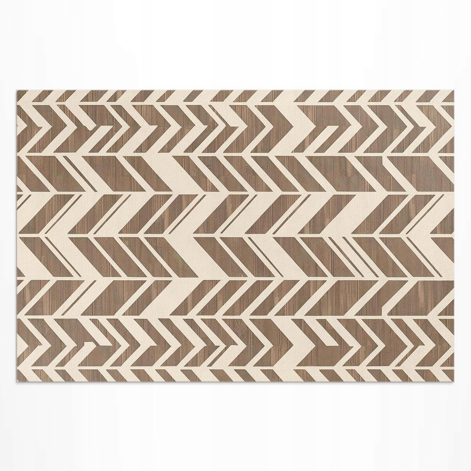Terasový Pvc koberec Rozmer: 180 x 120 cm Indický boho vzor Dekoratívne stopy