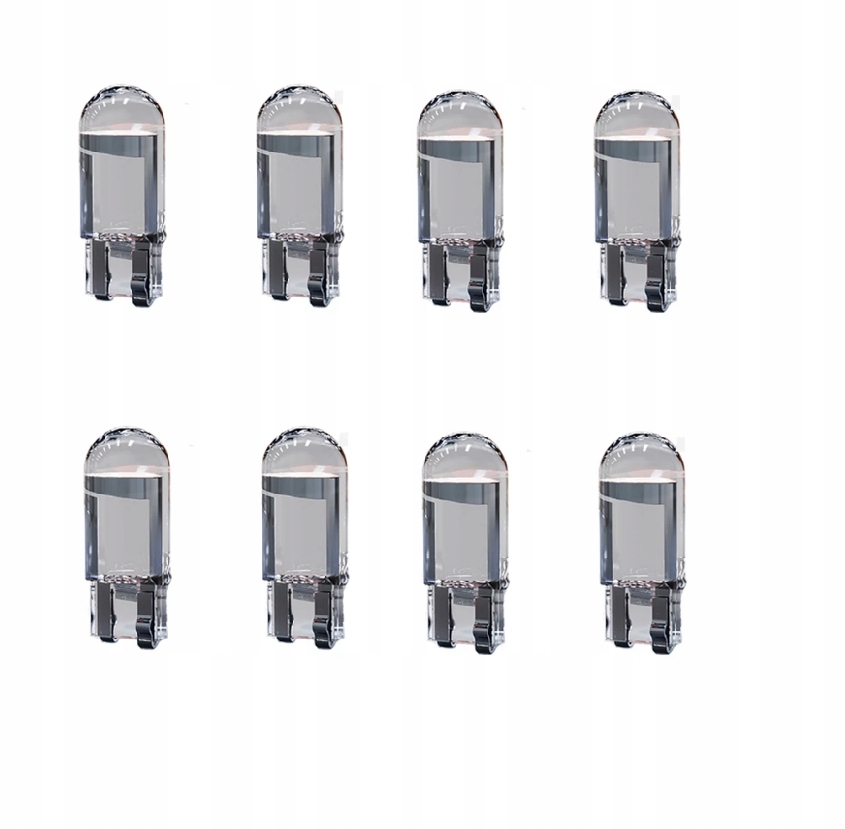 

8x Żarówka Led W5W T10 Cob Transparentna