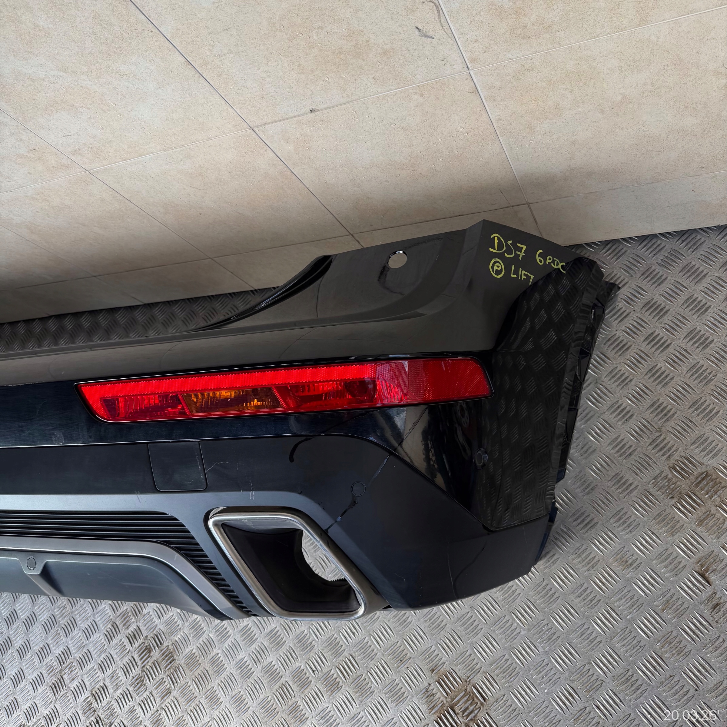 bumper rear complete CITROEN DS7 LIFT CROSSBACK 2023 ROK 6 PDC