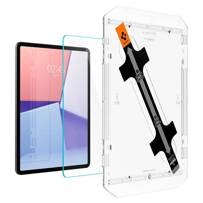 Sklo pro iPad Air 13 M4/M3/M2, Spigen Glas.tR Ez Fit, sklo 1 Ks.