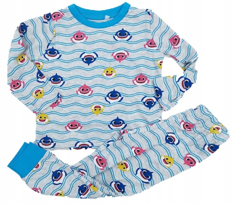 

Baby Shark Piżama długi rękaw r. 104 Rekiny