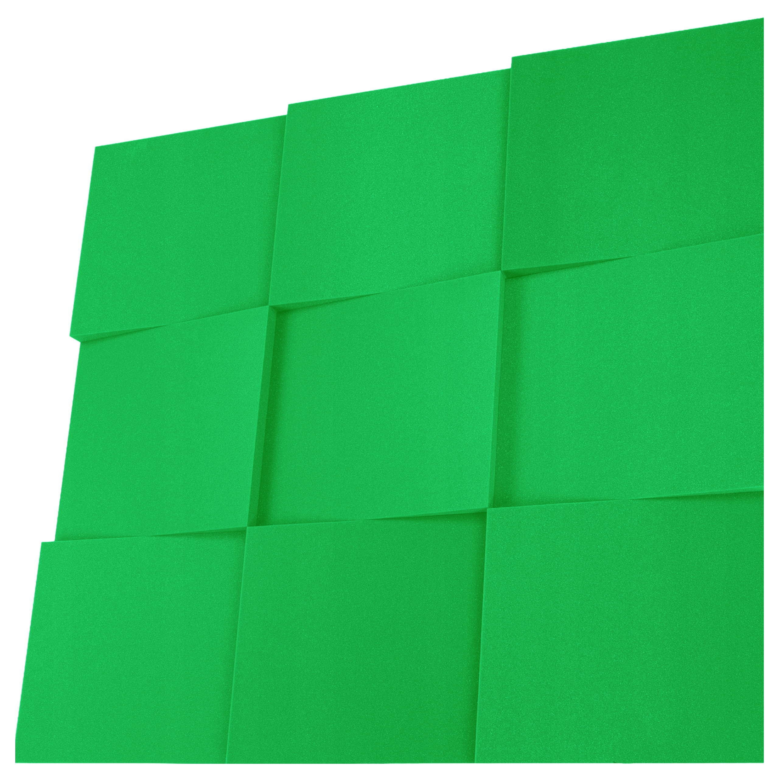 Bitmat klin 3d akustický panel nástěnná dekorace stropní kazety zelené