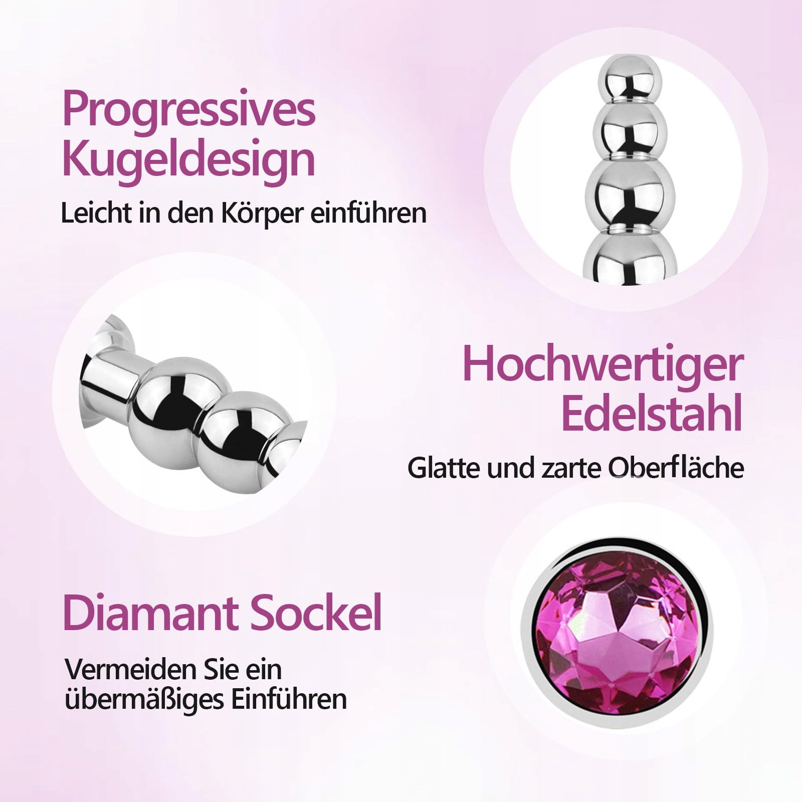 METALL ANALPLUG ZESTAW DLA KOBIET I MĘŻCZYZN WSZYSTKICH POZIOMÓW — miniatura 2