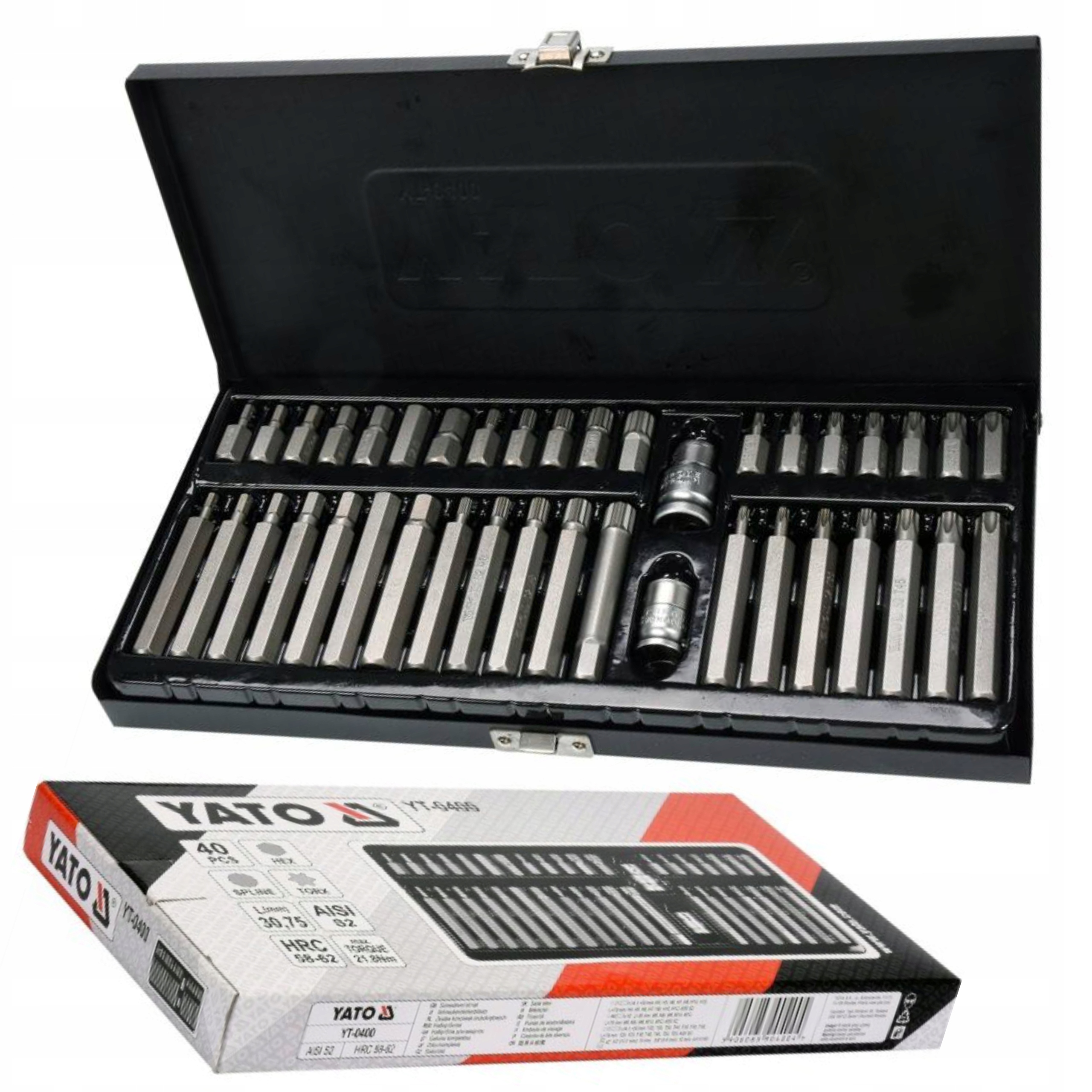 ZESTAW BITÓW YATO IMBUS TORX SPLINE YATO YT-0400