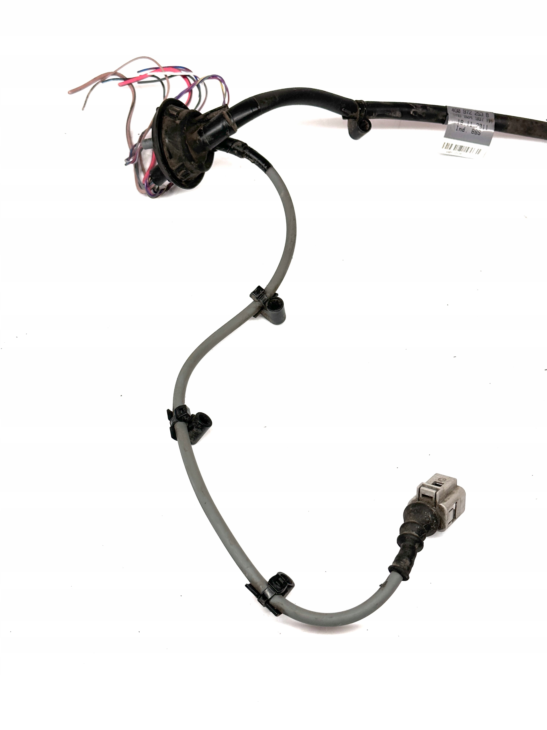 AUDI A6 S6 C7 bundle wiring wheels left rear part springing PNEUMA 4G0972253B