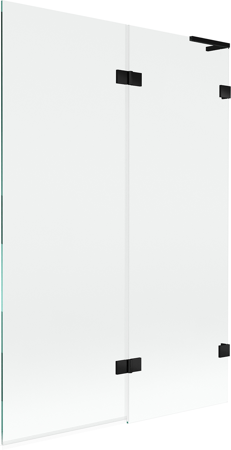 Mexen Lunar L vanová zástěna 2-křídlová pravá 120 x 150 cm, transparentní,