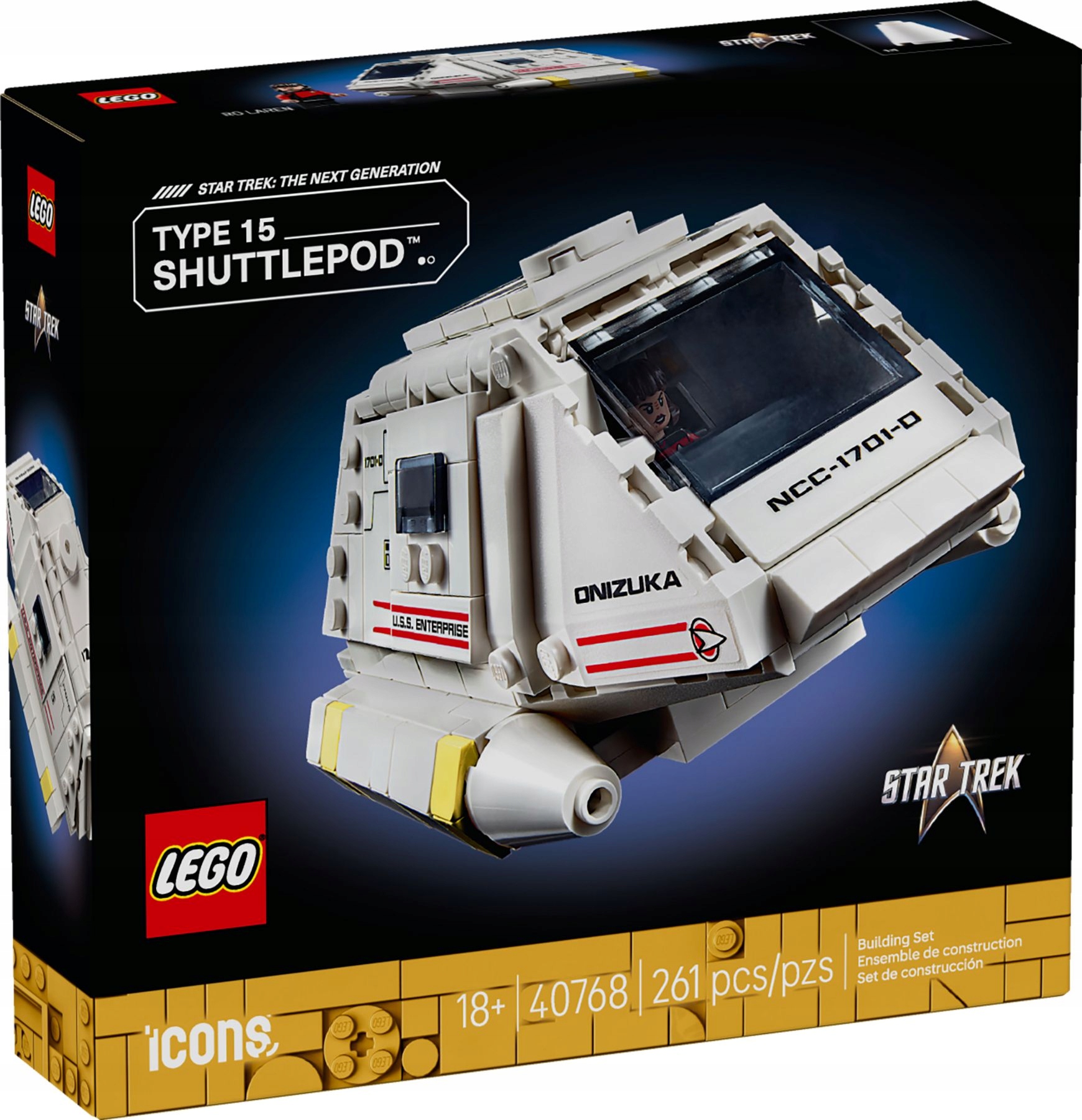 stavebnice Lego Icons 40768 Star Trek: Type-15 Shuttlepod
