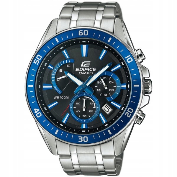 Casio Edifice EFR-552D-1A2VUEF 100 m Stříbrný