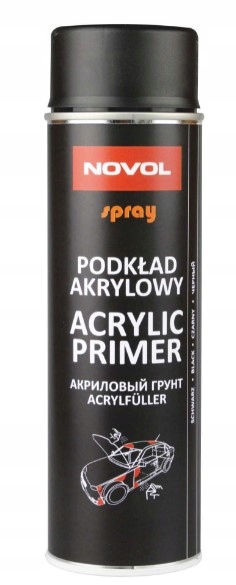 

Novol Podkład Akrylowy Czarny Spray 500ml