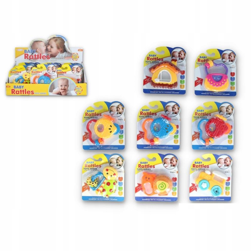 

Grzechotka edukacyjna niemowlęca 6m+ 26679