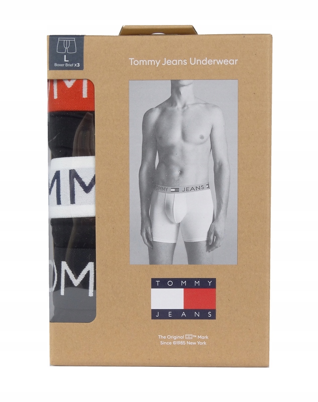 Tommy Jeans pánské boxerky 3-pack, černé, XL