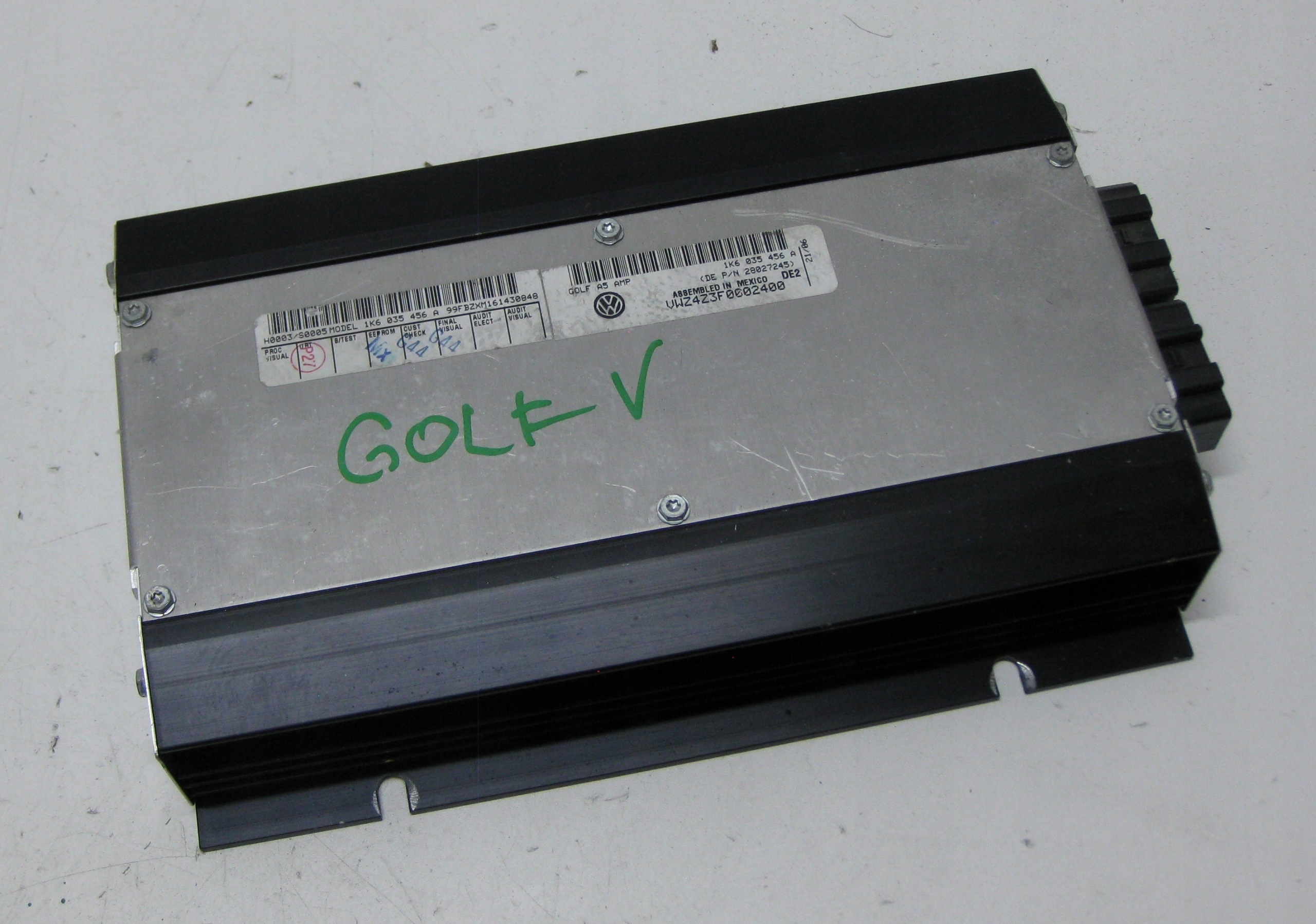 VW GOLF V amplifier RADIA 1K6035456A