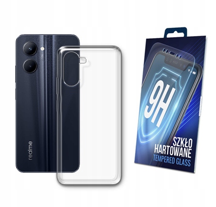 

Etui Silikonowe Szkło do Realme C33 Obudowa Case