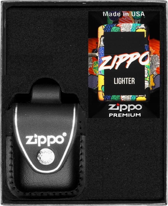 Sada Zippo Zapalovač Lighter Crowd Design Dárková sada No3