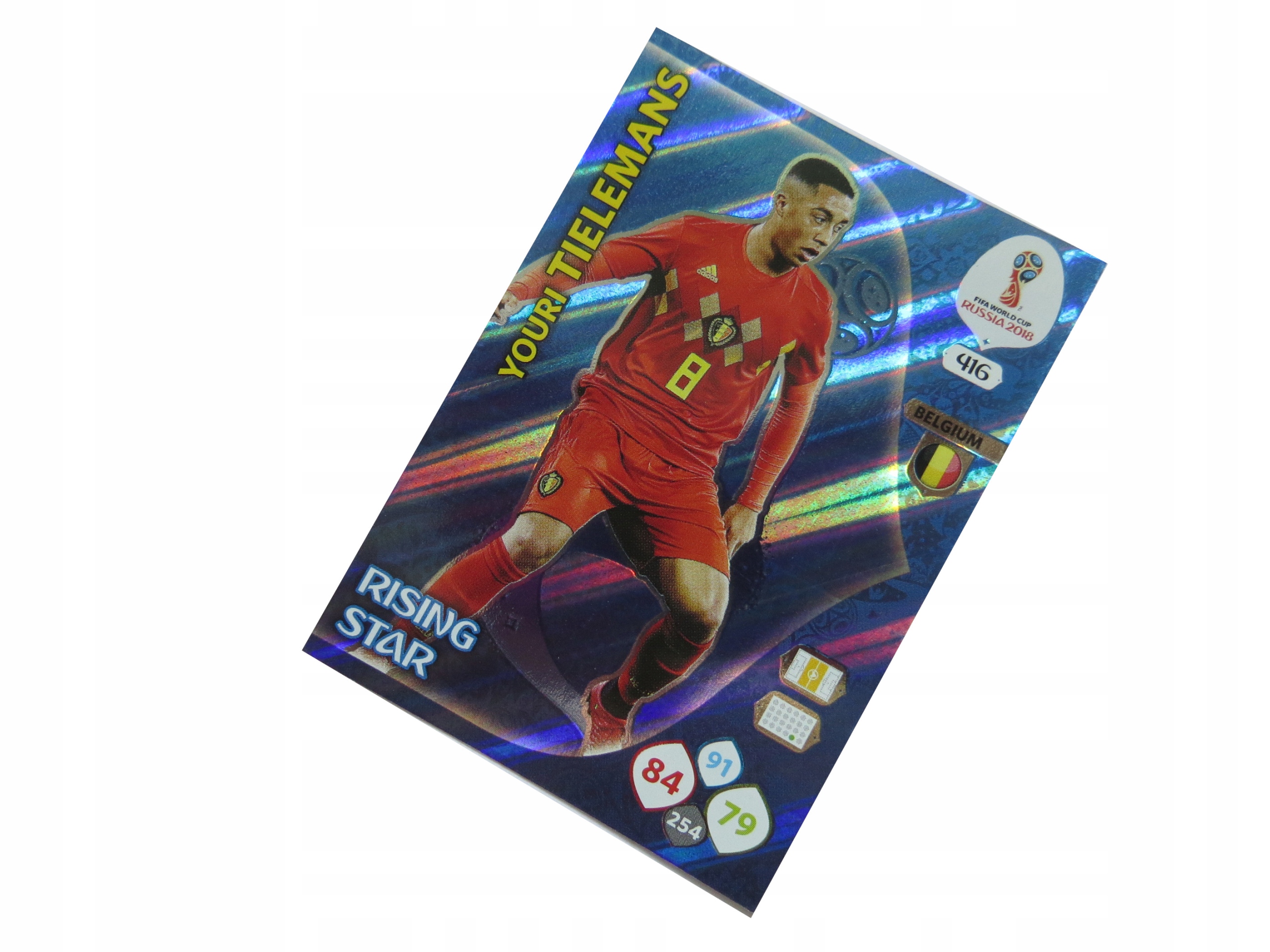 Panini World Cup Russia 2018 Karty Piłkarskie Rising Star Tielemans 416