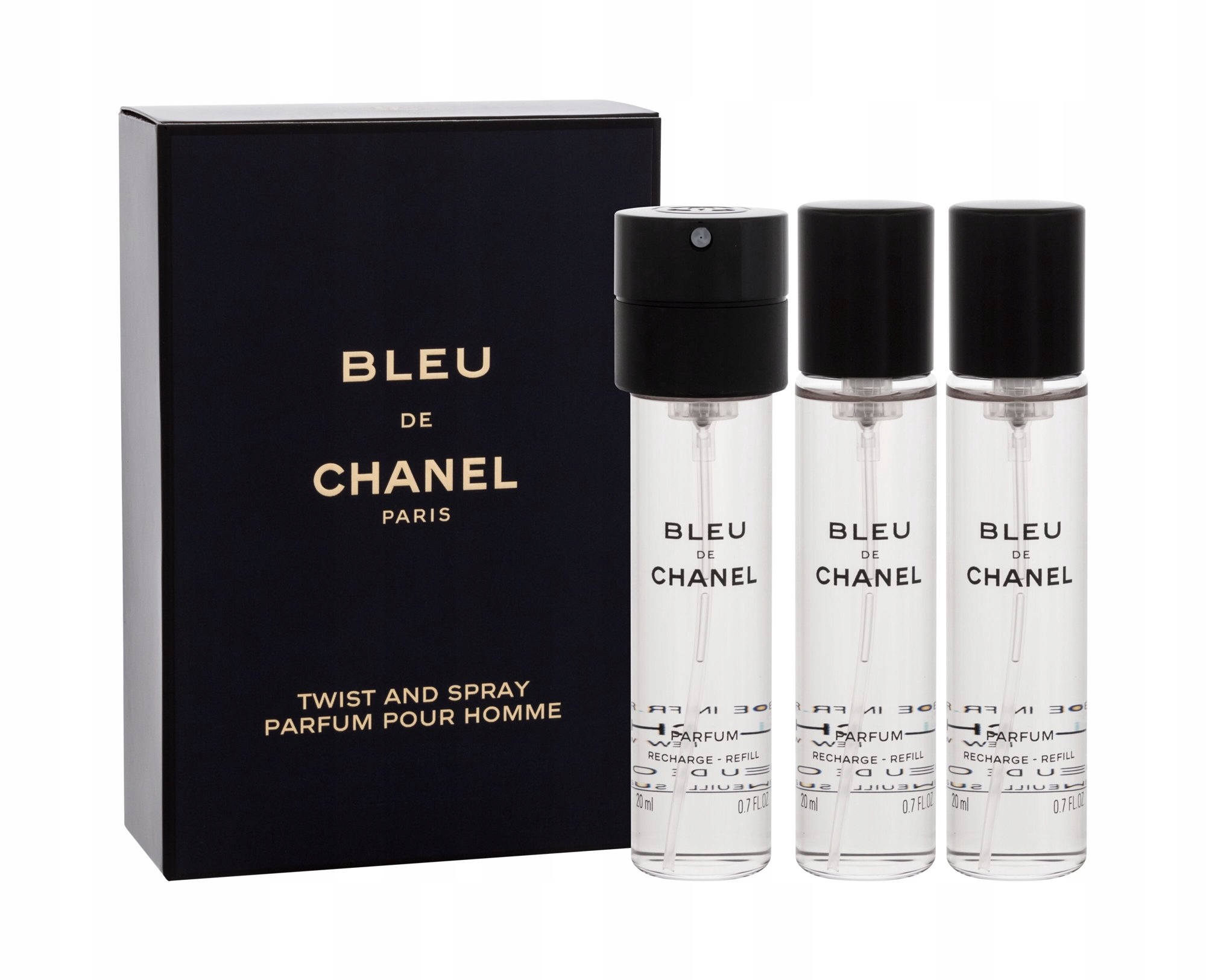 Originální Chanel Bleu de Chanel Parfém 3x20 ml