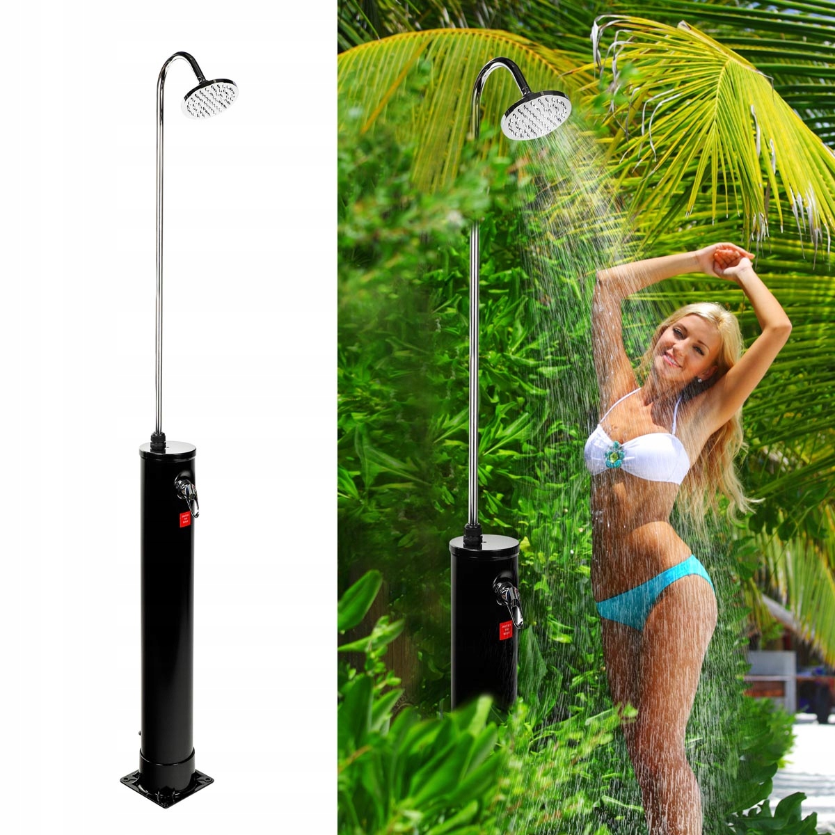 Solární zahradní sprcha, 18 l