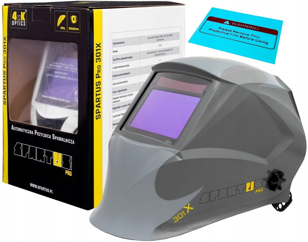 Maska Svařovací Spartus Mig Tig Mma 301X Pro Automatická