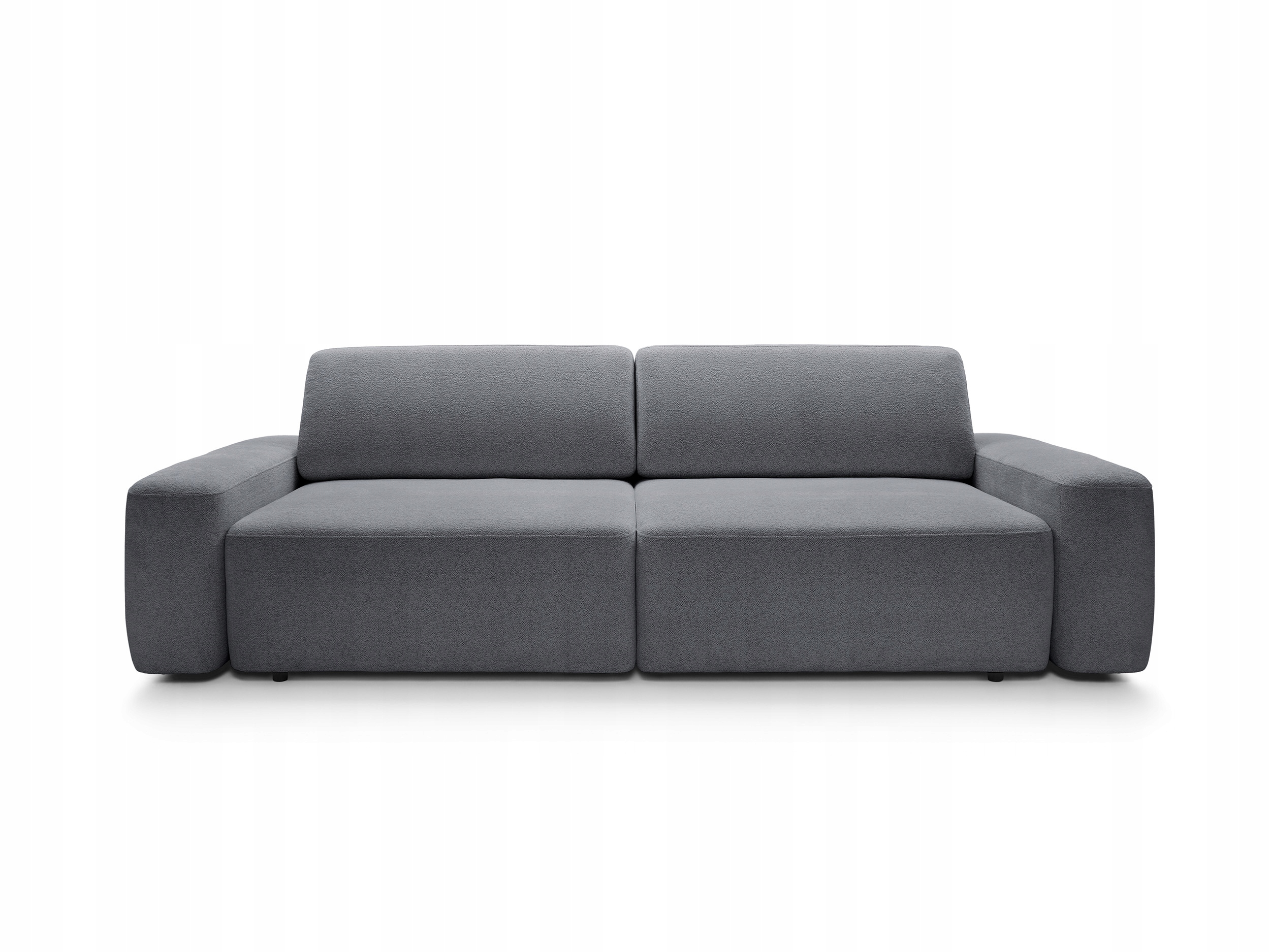 Rozkládací pohovka Veo S Funkcí Spaní, šenilová tkanina, modrá