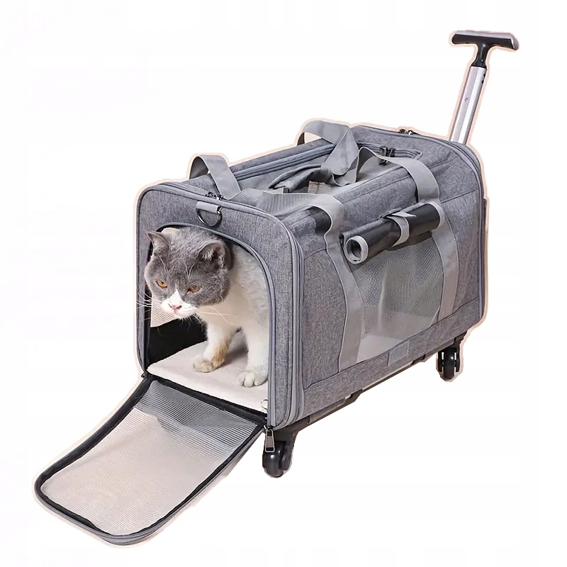 Transporter Dla Kota Psa Torba Transportowa Z Kółkami