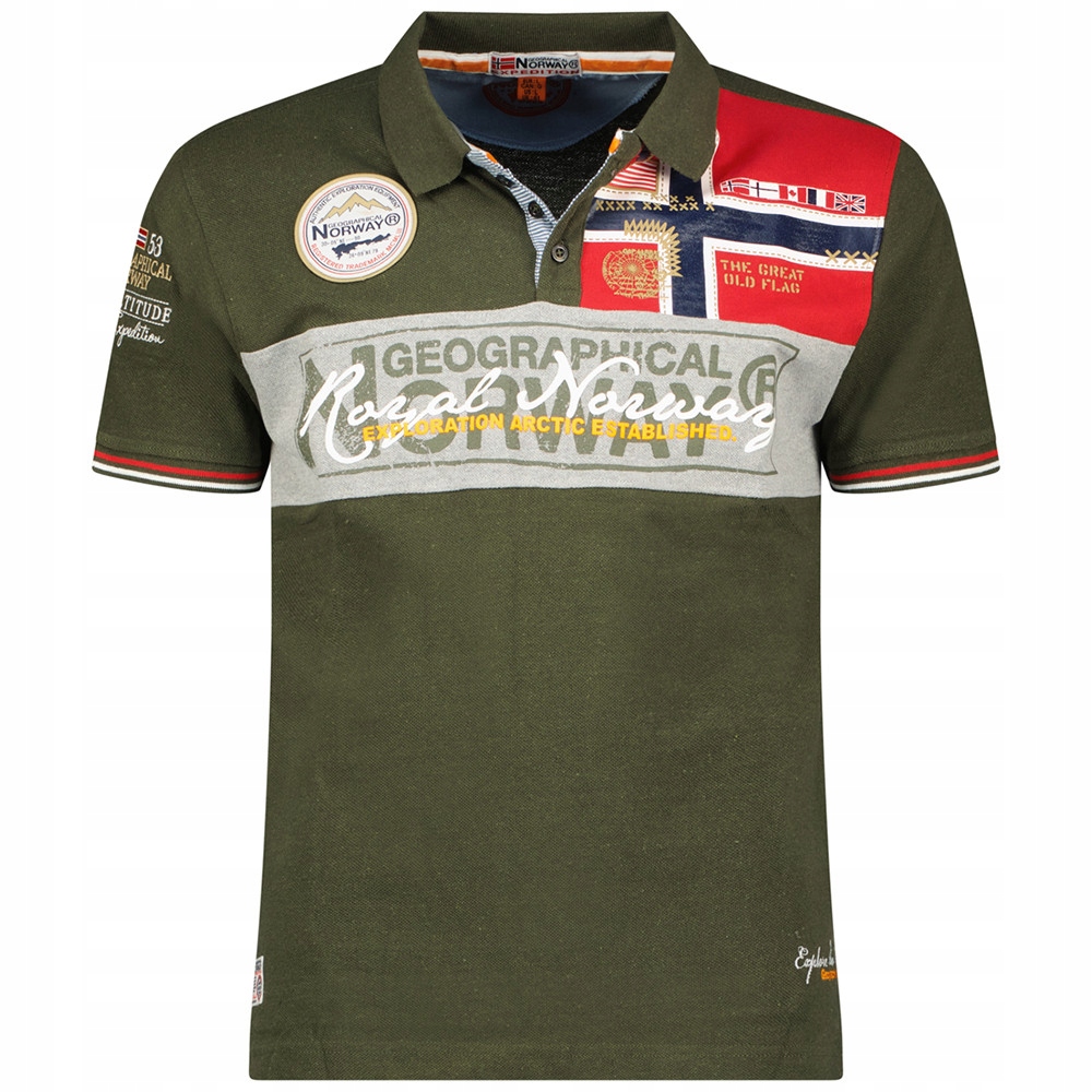 Geographical Norway polokošile pánská Kidney Men XXL khaki