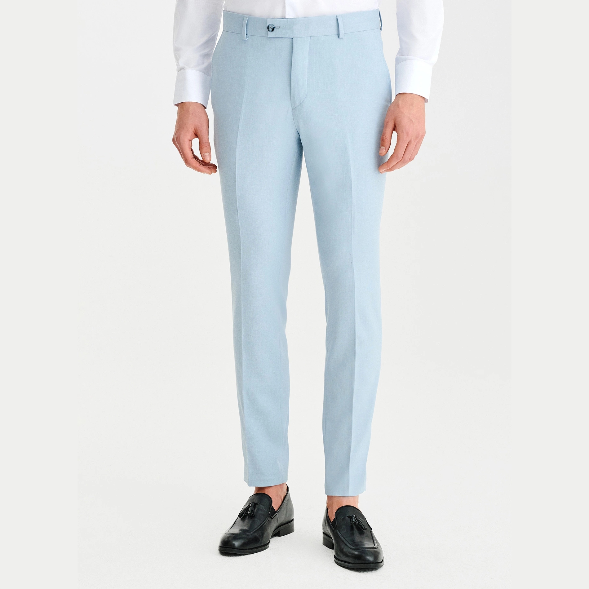 Modré kostýmové kalhoty Pako Lorente , vel 84/176