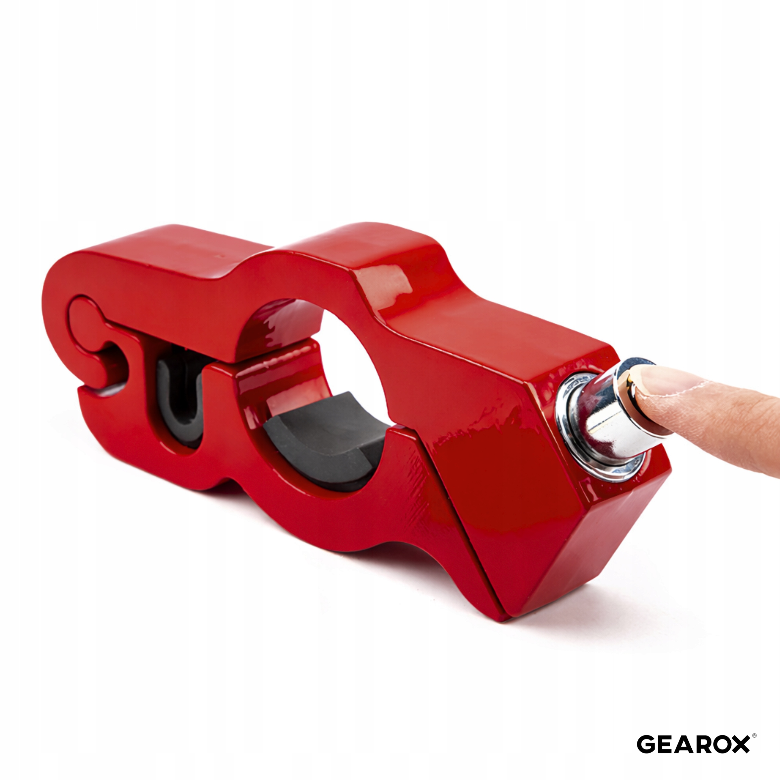 BLOKADA ROWEROWA ANTYKRADZIEŻOWA NA KLUCZ ZAMEK DO ROWERU NA KIEROWNICĘ Waga 300 g