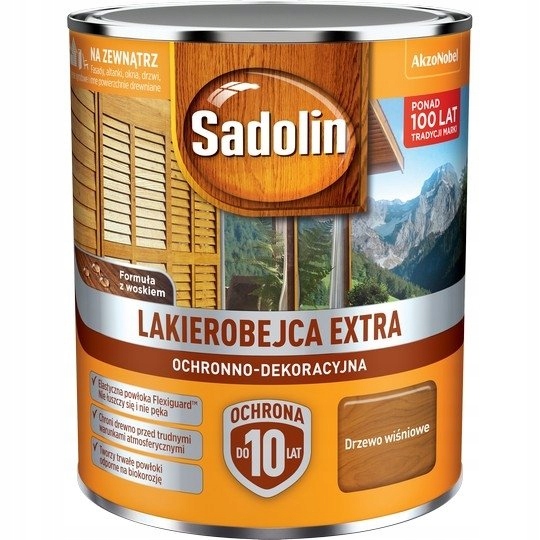 

Sadolin Extra lakierobejca 0,75L Drzewo Wiśniowe