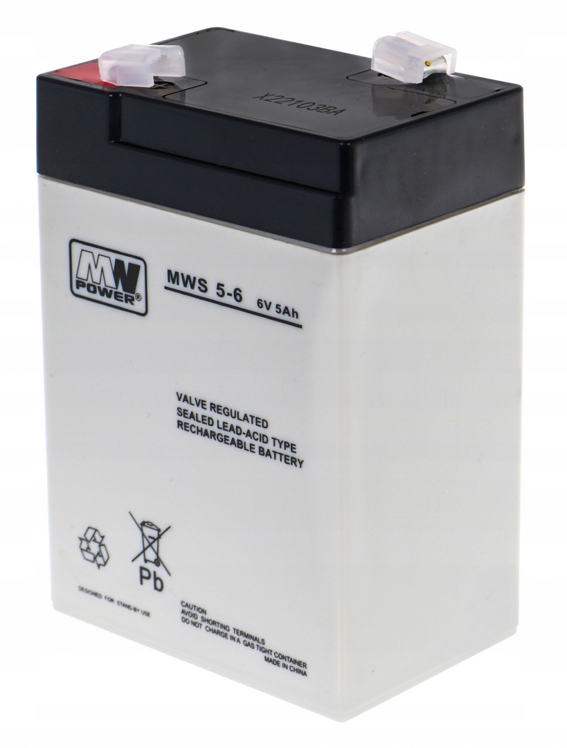 Akumulátor Agm 6V 5Ah Mws 5-6