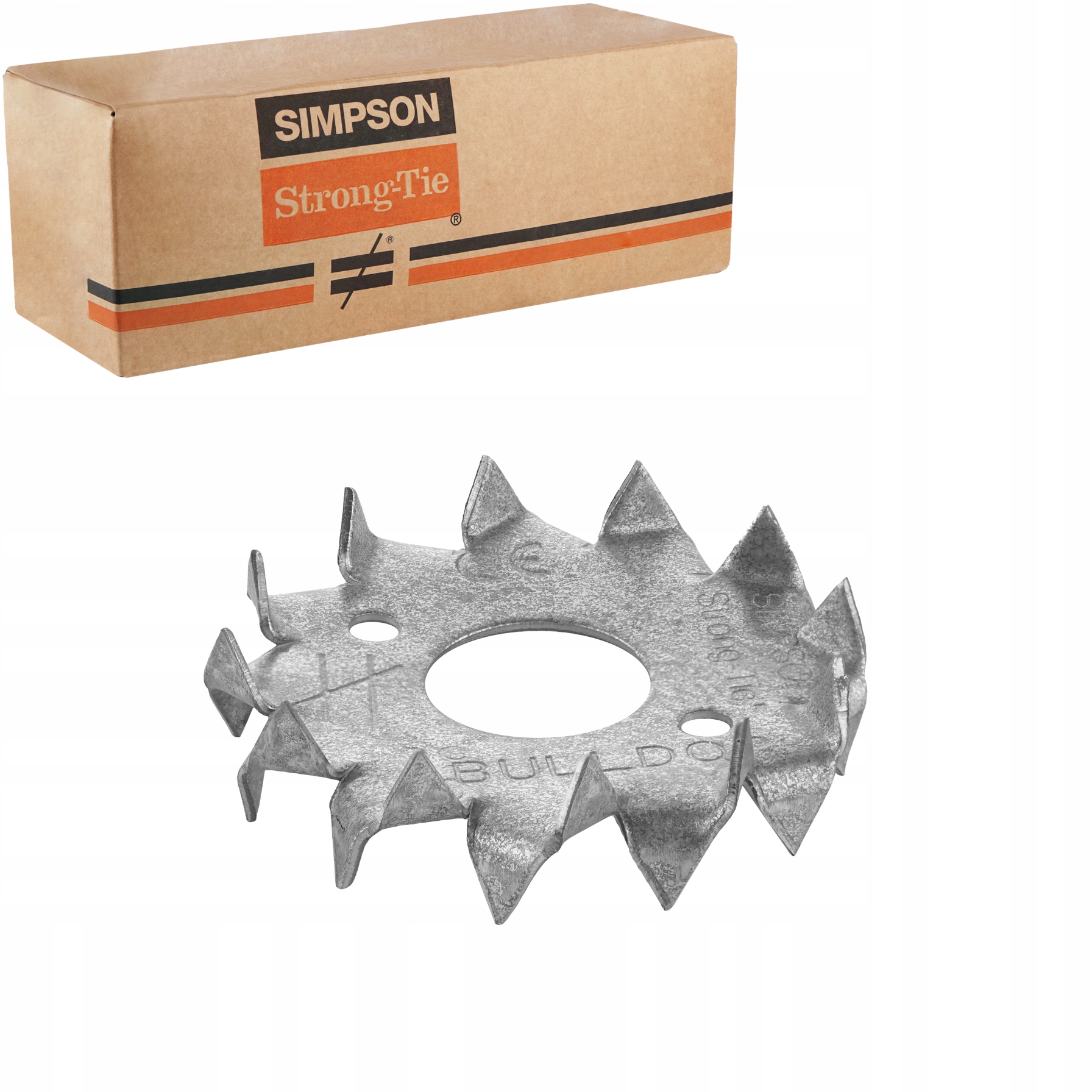 Obojstranný ozubený krúžok 50x17 mm 200 ks ostnatý Simpson Bulldog C1-50