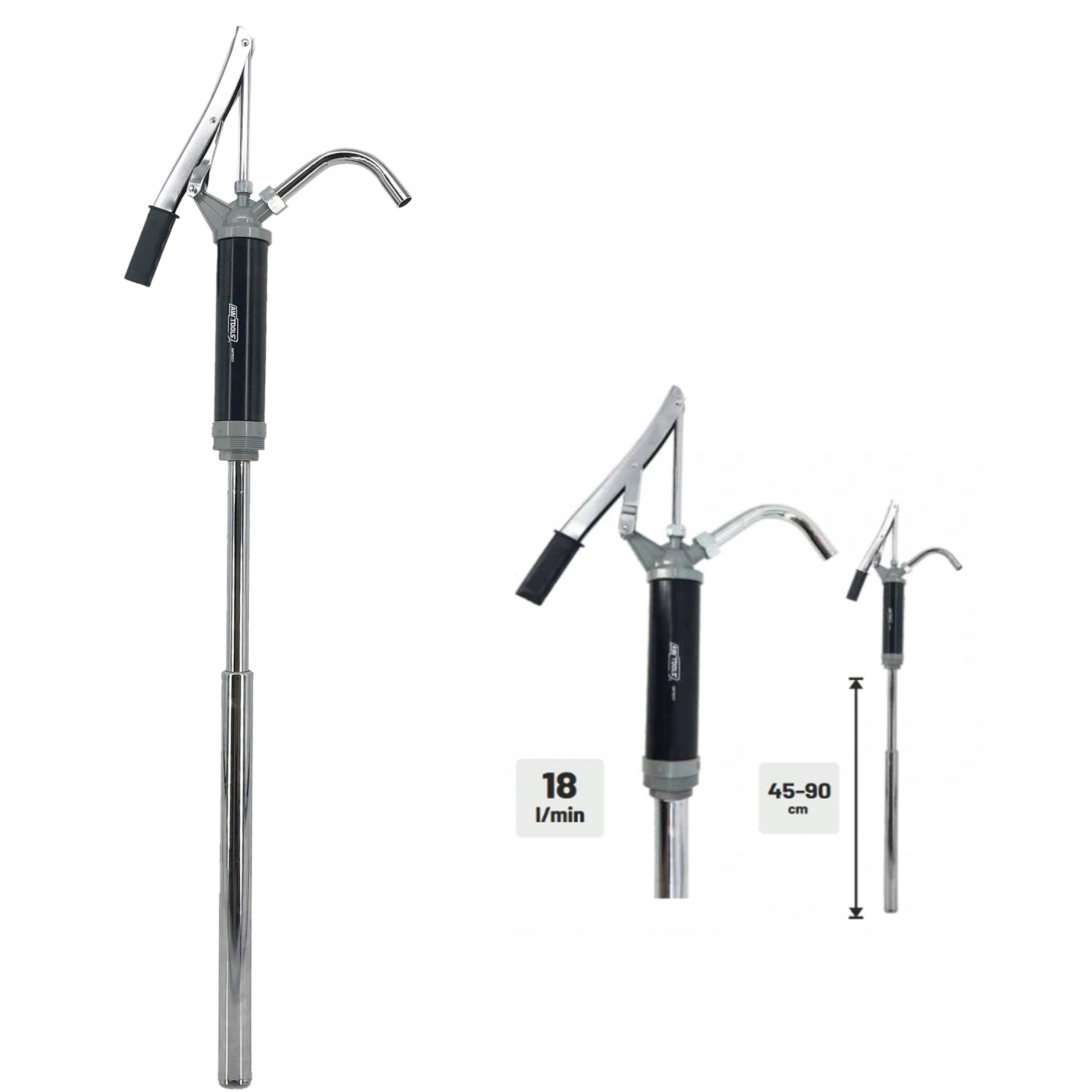 РУЧНОЙ НАСОС ДЛЯ МАСЛА ПОРШНЕВОЙ НАСОС 16-18 Л / МИН