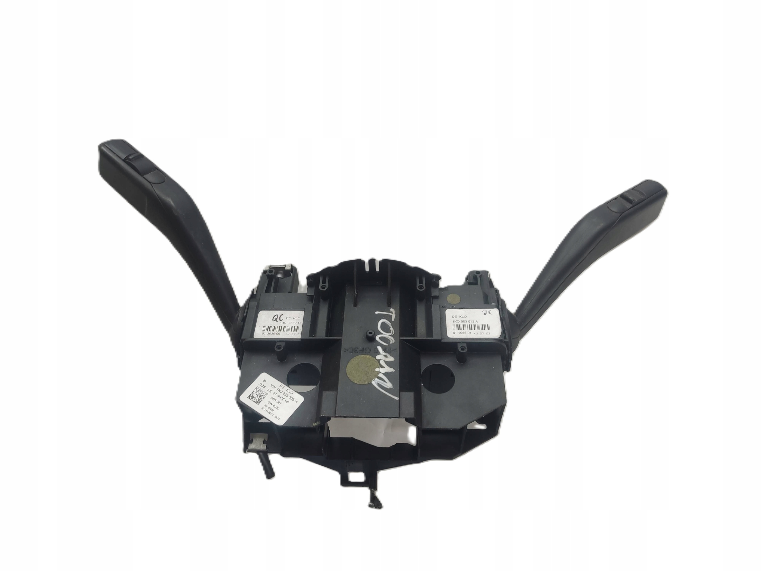 steering wheel levers and controls VOLKSWAGEN Touran