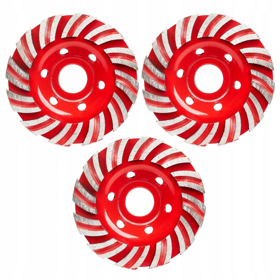Tarcza do szlifowania betonu garnkowa 100mm 3szt. do Sendi Tripple Gs