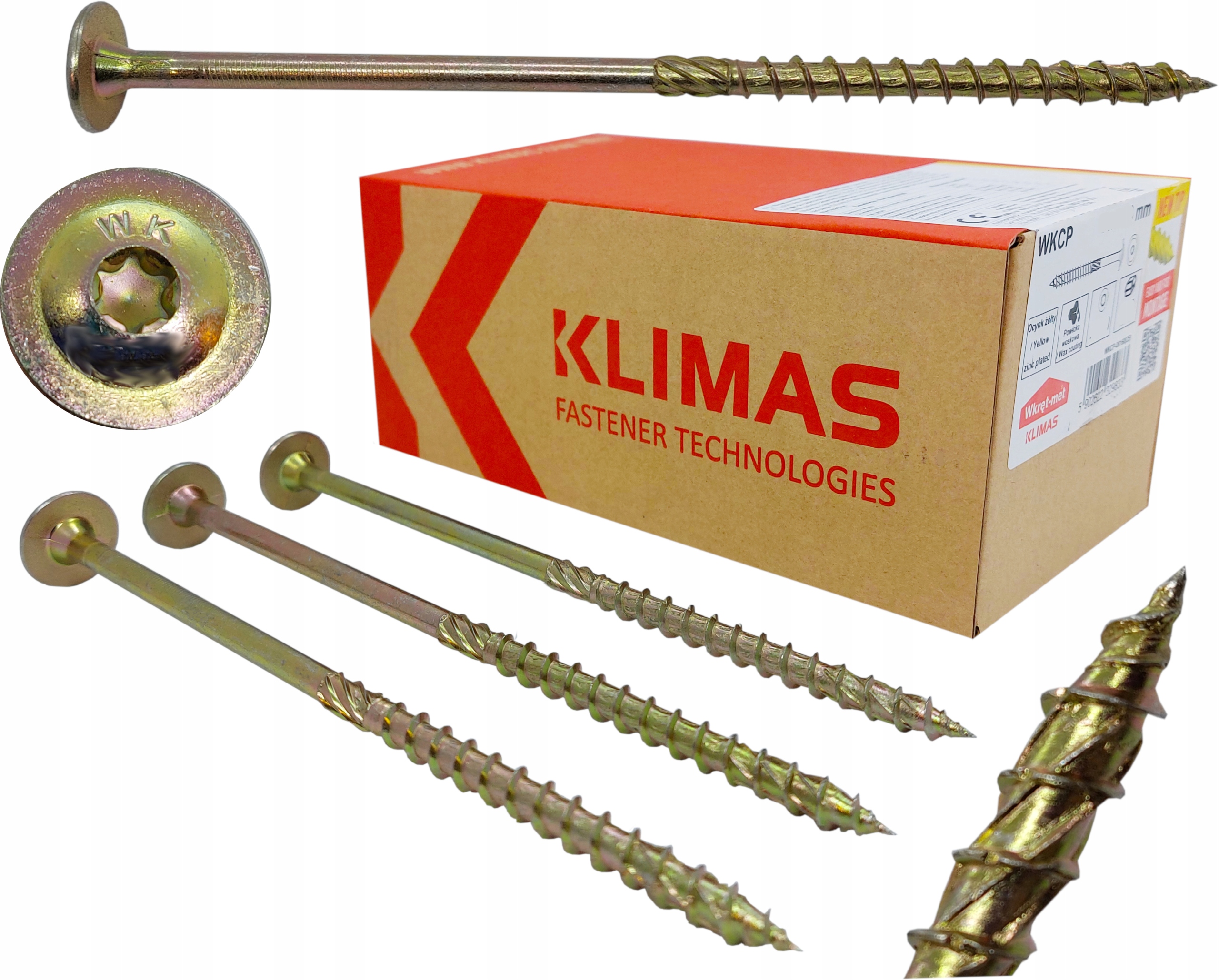 

Wkręty ciesielskie talerzowe 8x300 Torx 50 szt.