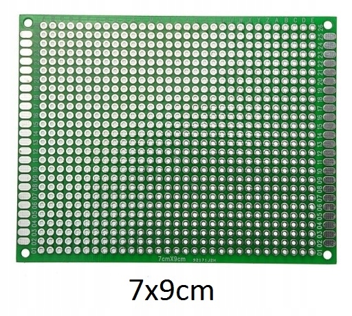 

Uniwersalna dwustronna płytka Pcb 7x9cm 806 pól