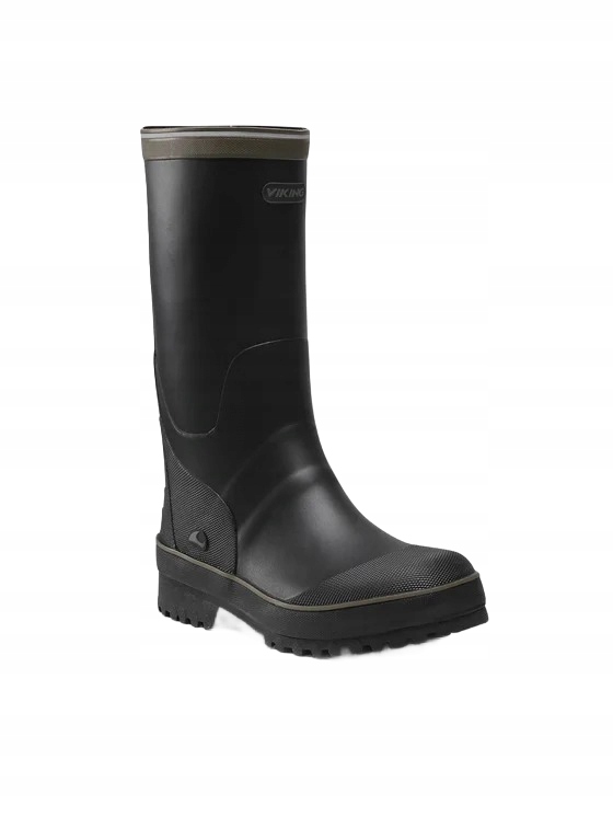 Viking Pánské Holínky Černé S Zasouvacím Logem 41 J0B