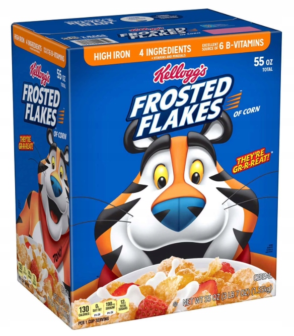 Levně Kellogg's Frosted Flakes 1.56 kg Usa Snídaňové Cereálie