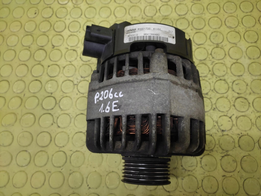 PEUGEOT 206 1.6 ALTERNATOR 9641398480