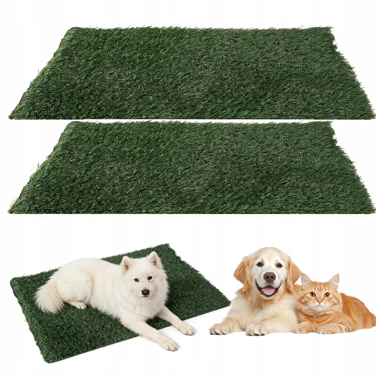 Levně Wc Záchod pro psy s trávou pro výuku Pet Potty Delux 63x51 cm