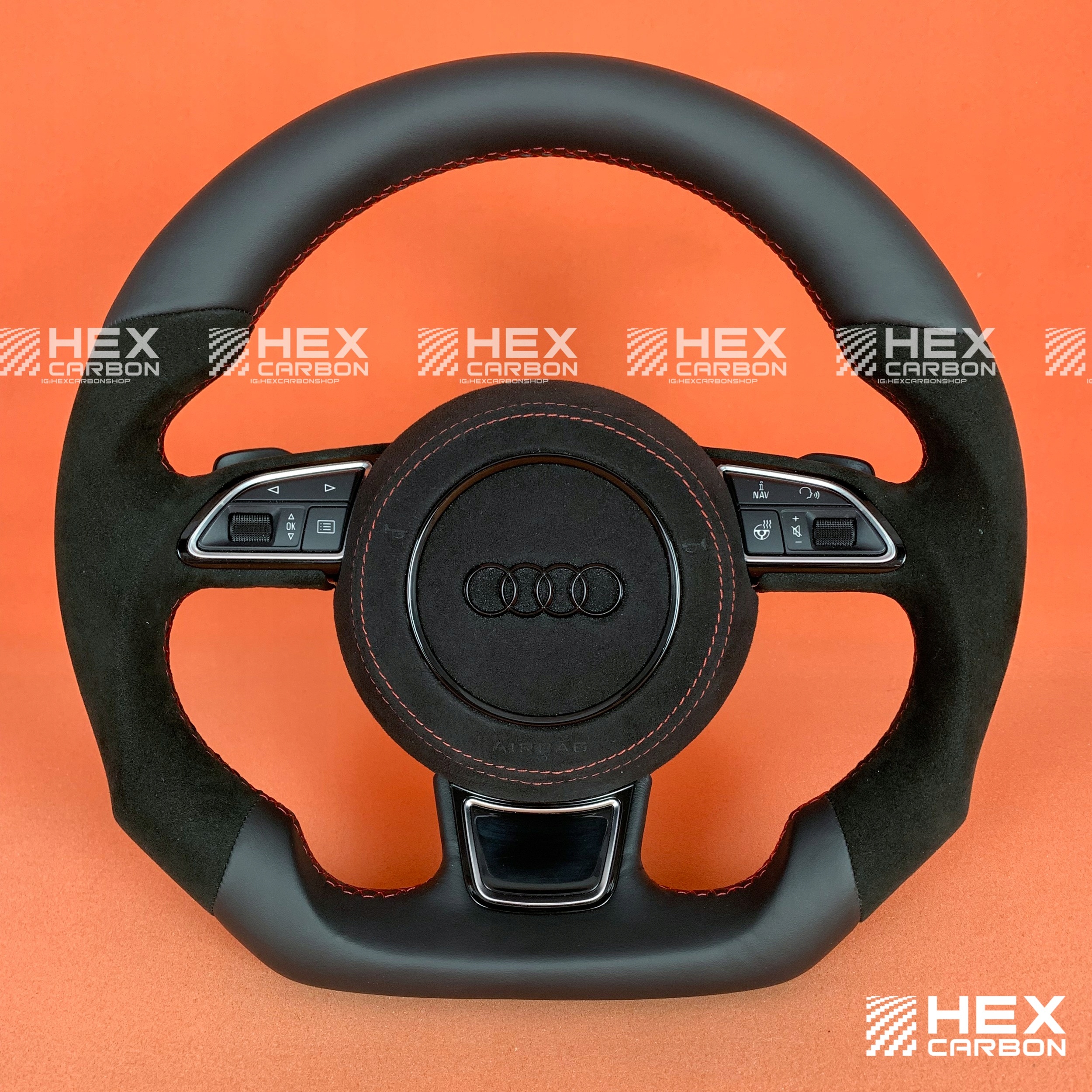 SWO-0127 - Рулевое колесо тюнинг AUDI A6 A3 A4 A5 A6 A7 A8 S6 S5