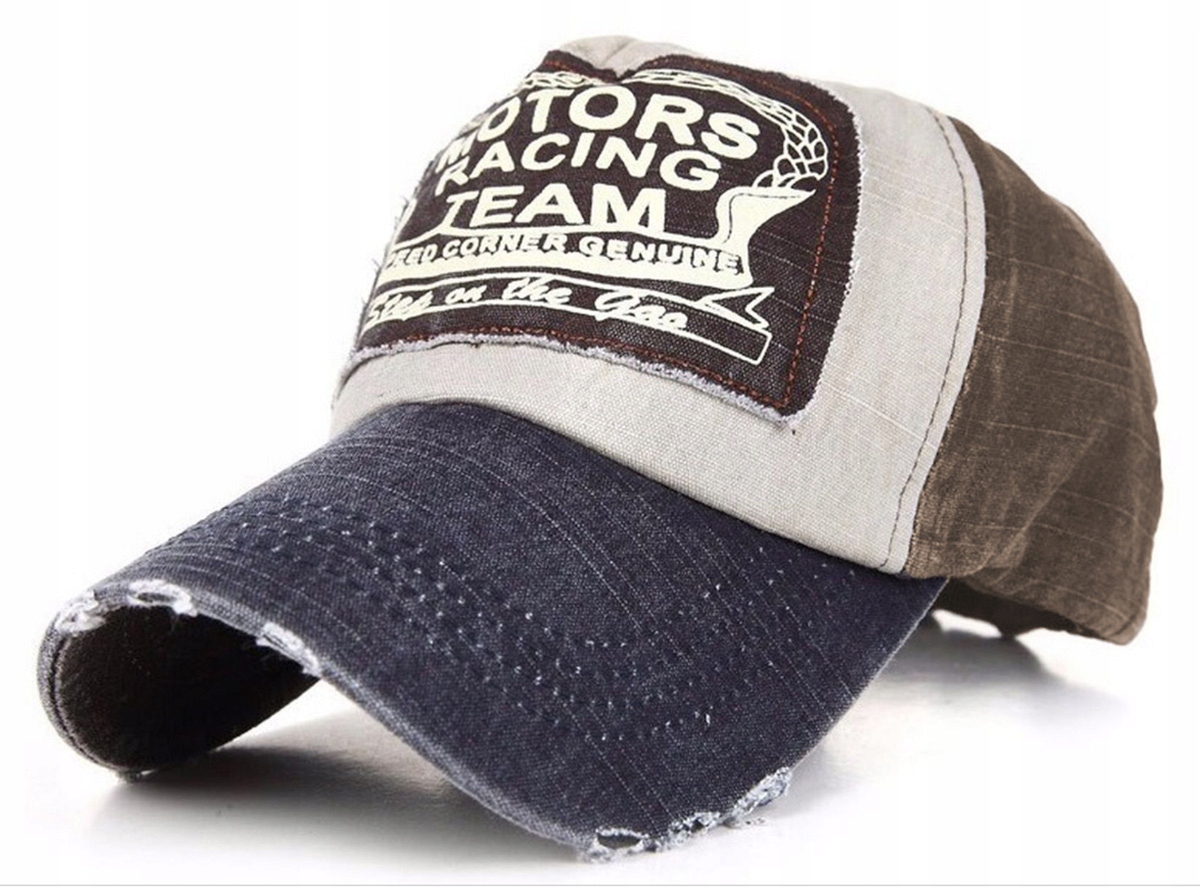 

Czapka z Daszkiem Bejsbolówka Motor Racing Retro